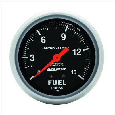 Auto Meter Sport-Comp Mechanical Fuel Pressure Gauge - 3413